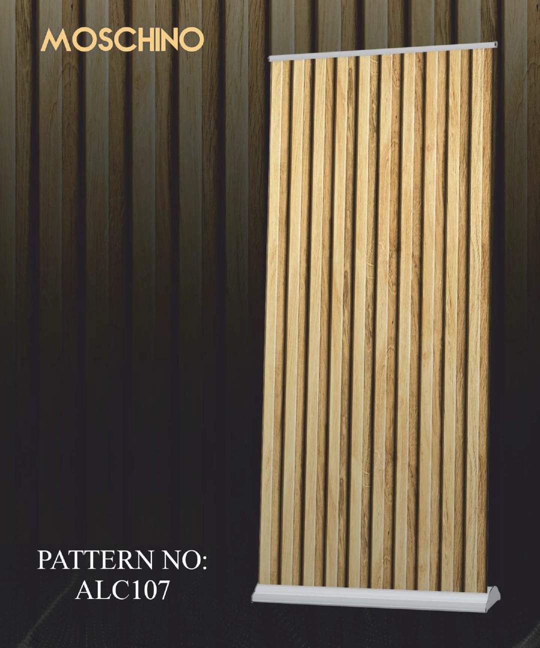  Royal Stripes Wooden Wallpaper